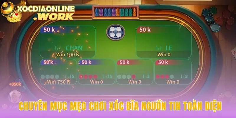 Chuyên mục Mẹo Chơi Xóc Đĩa hệ thống hóa kiến thức từ chuyên gia