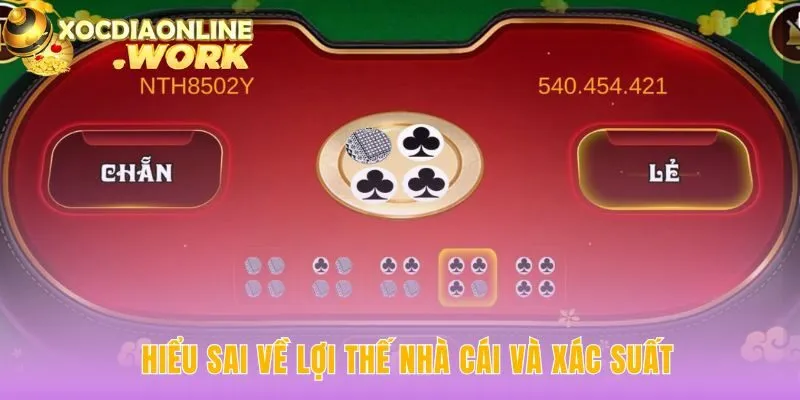 Lợi thế nhà cái đến từ chênh lệch giữa xác suất và trả thưởng